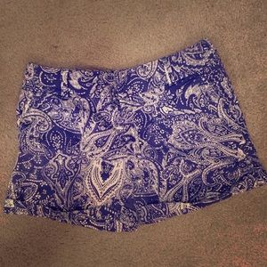 INC Blue/White Patten Shorts